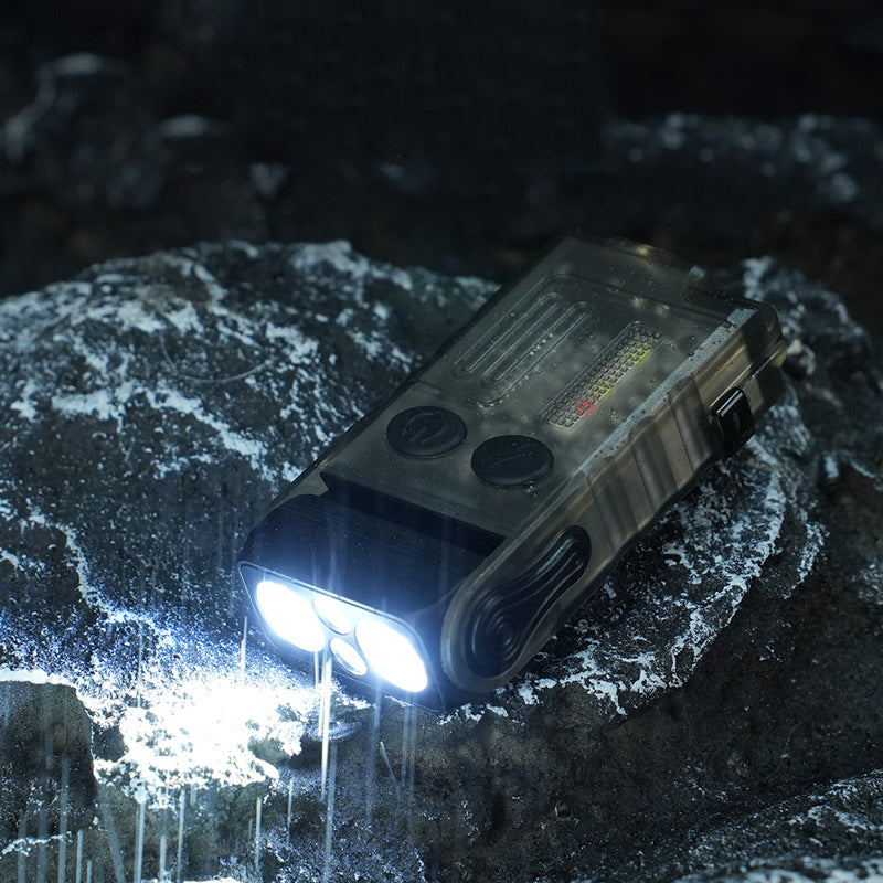 AlertGlow Guardian : Mini Pocket Keychain Flash Light