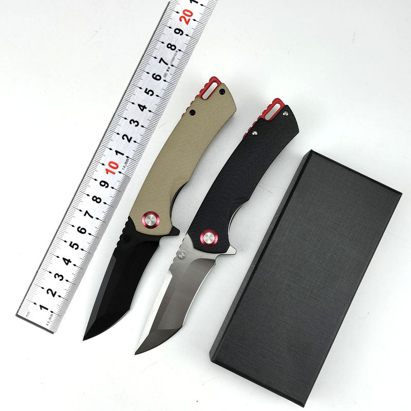 The Lizard Skin: Titanium-Tough G10 Handle Pocket Folding Knife