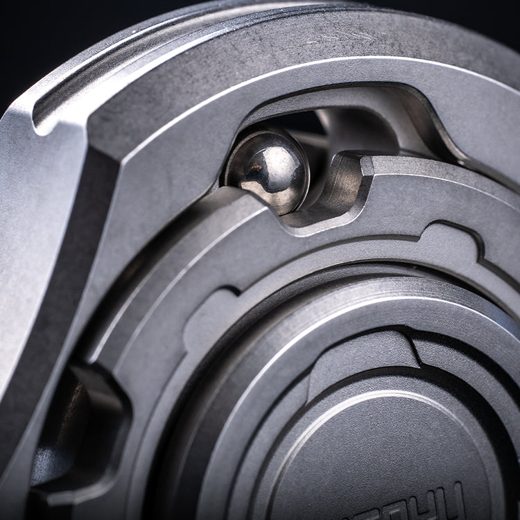 Titanium Compound Gyro Fidget Spinner:Modular EDC Stress Relief Toy