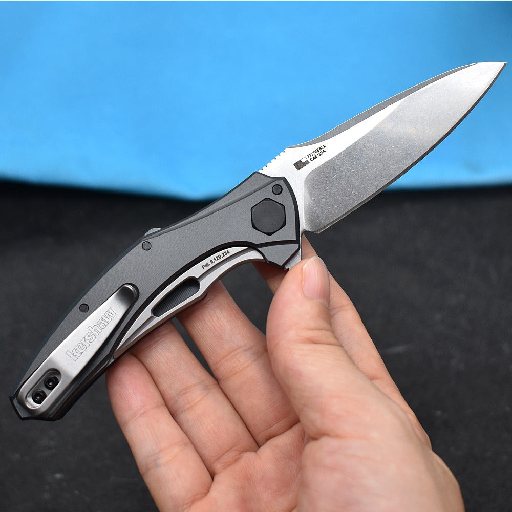 Steel Hunter:Ultimate Steel-Aluminum EDC Folding Knife