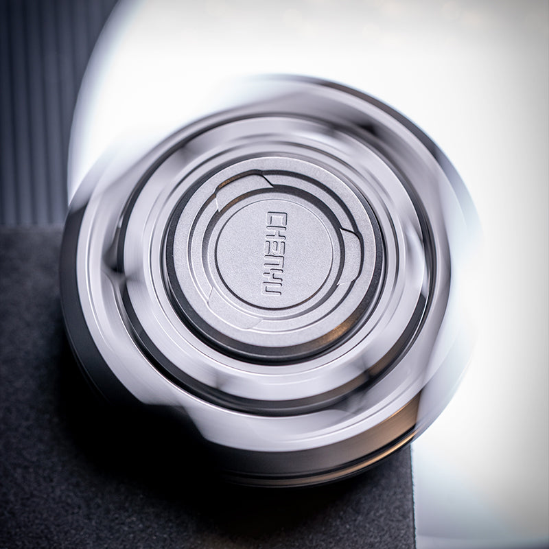 Titanium Compound Gyro Fidget Spinner:Modular EDC Stress Relief Toy