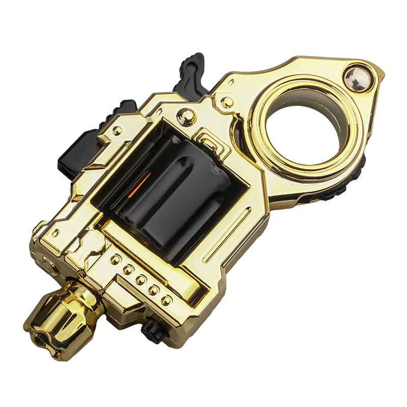 Pocket Flash:Alloy Agent Sky Police Revolver Soft Bullet Gun