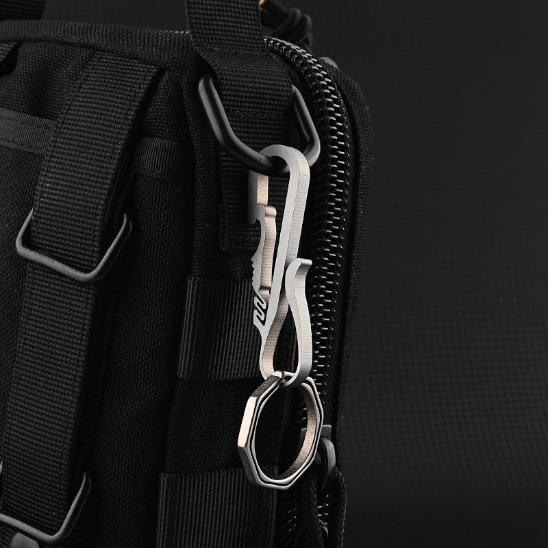 ADD-ONS:Titanium Alloy Phoenix Tail Keychain