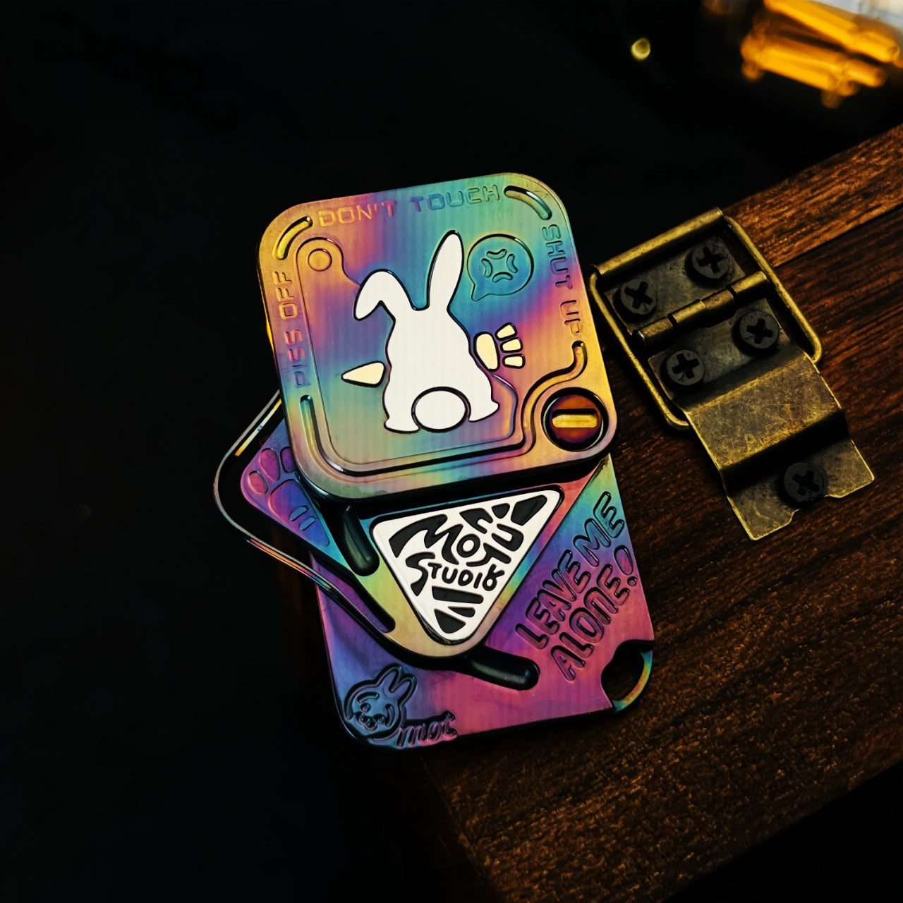 Polar Flash:SNAP Magnetic Flicker Fork Triple-Slide EDC Stress Relievers