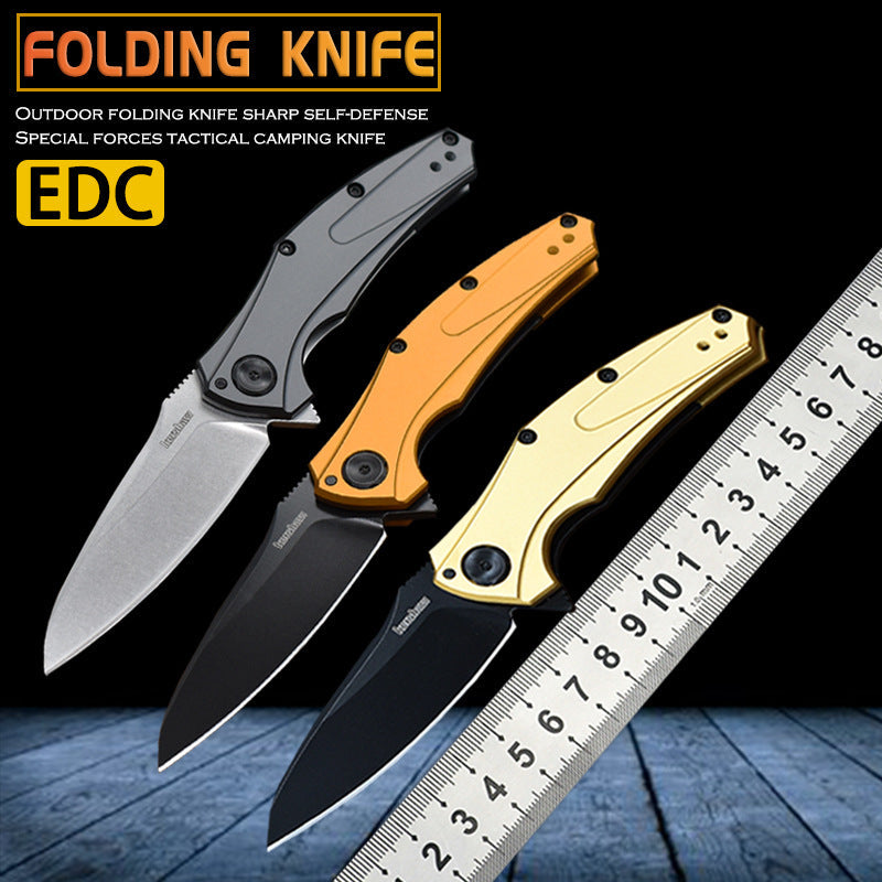 Steel Hunter:Ultimate Steel-Aluminum EDC Folding Knife