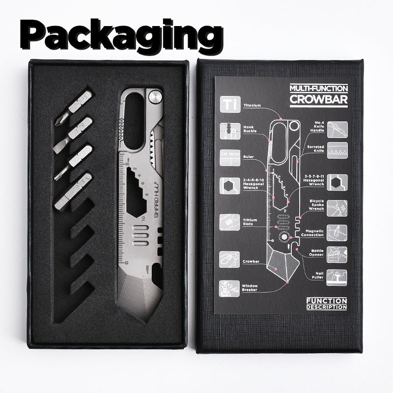 Feather-Weight Titanium EDC: Multi-tool Survival Functions in One Gear