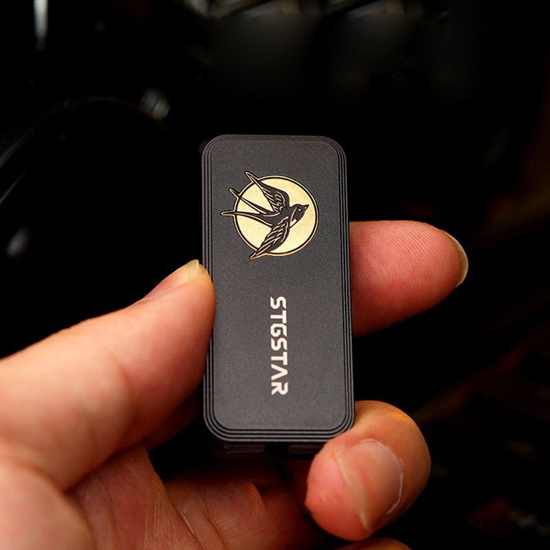 Swallow Metal Push Slider:Clicking EDC Stress Reliever Fidget Toy