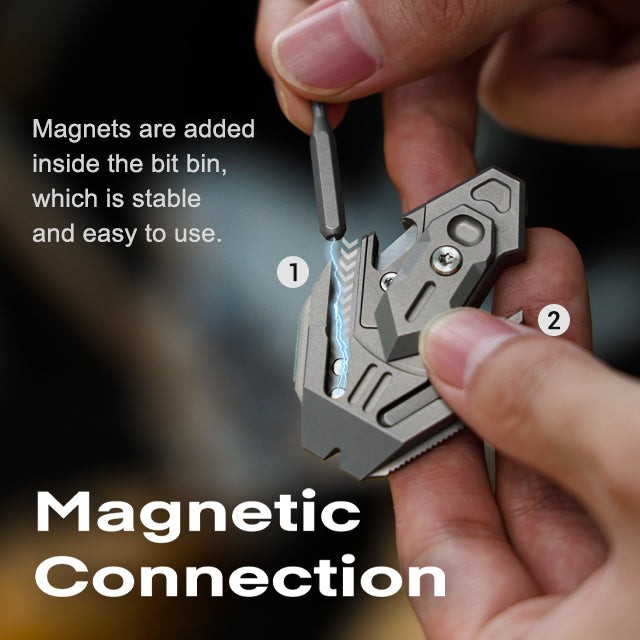 The Flounder 3.0 - Titanium EDC All-in-One Pendant