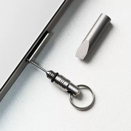 ADD-ONS: Titanium 2-in-1 SIM Card Ejector Keychain