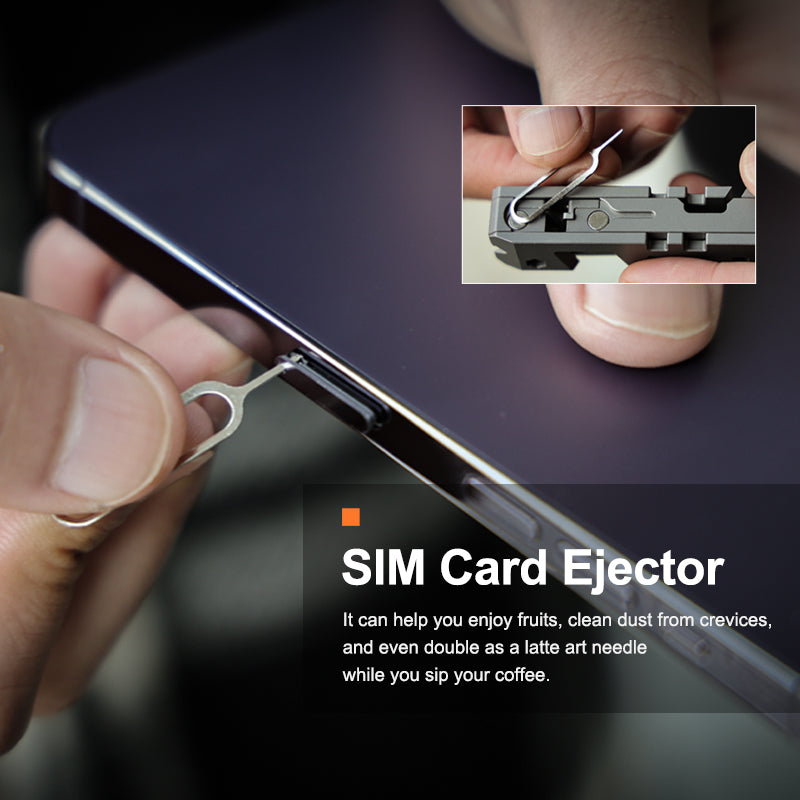 The TriPro Stand: 15-in-1 Titanium EDC Tool and Phone Stand