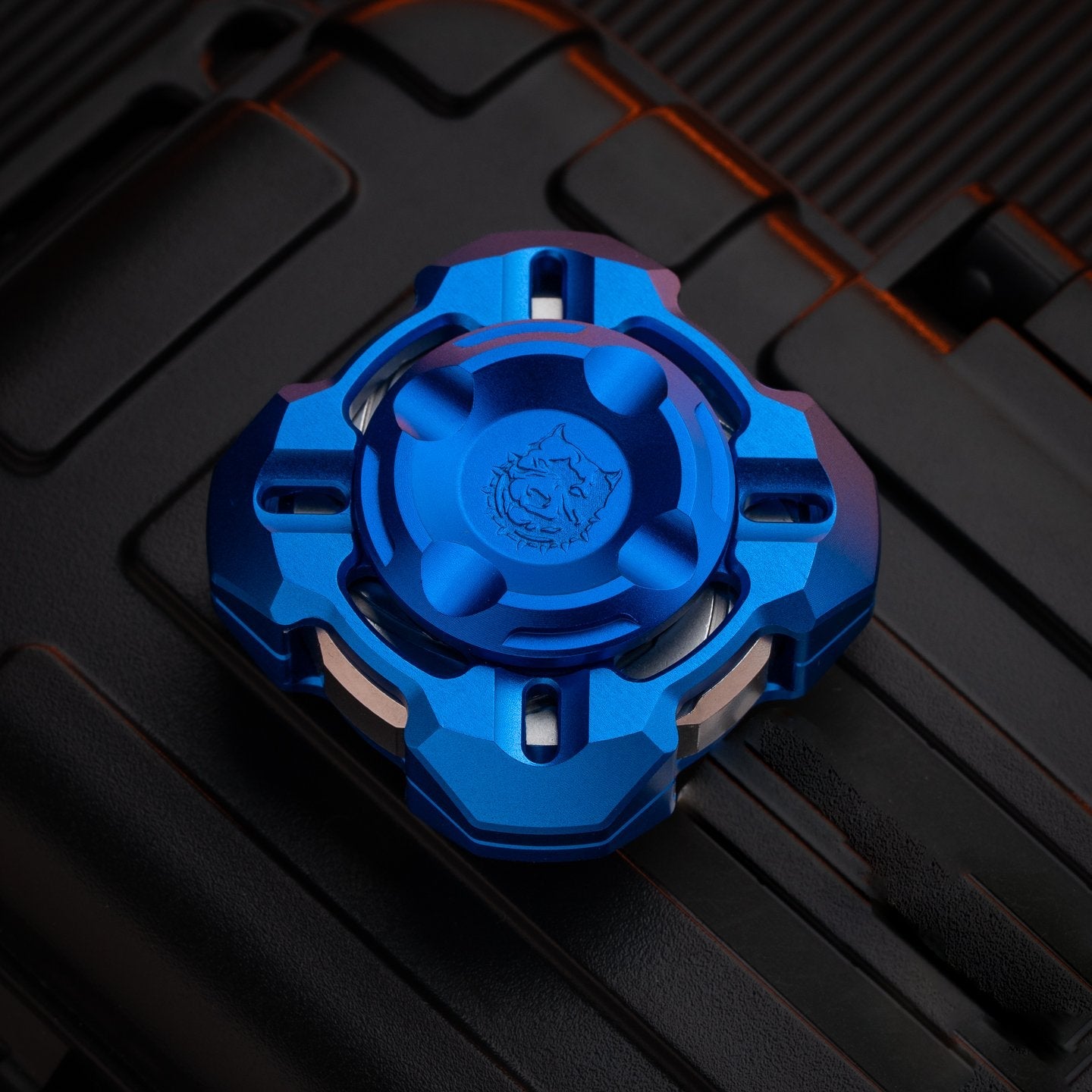 Nebula in Gyre:Mortise & Tenon M4 Four-Leaf EDC Mechanical Metal Stress Fidget Spinner