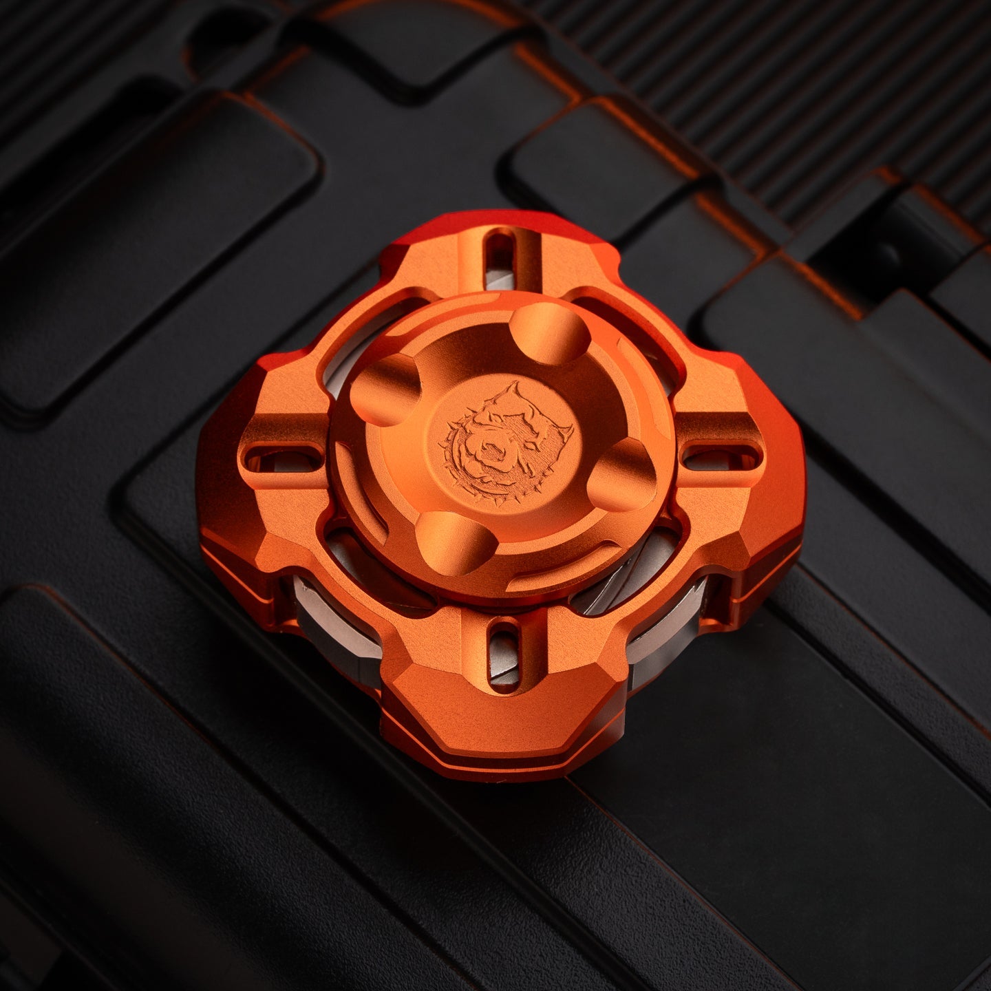 Nebula in Gyre:Mortise & Tenon M4 Four-Leaf EDC Mechanical Metal Stress Fidget Spinner