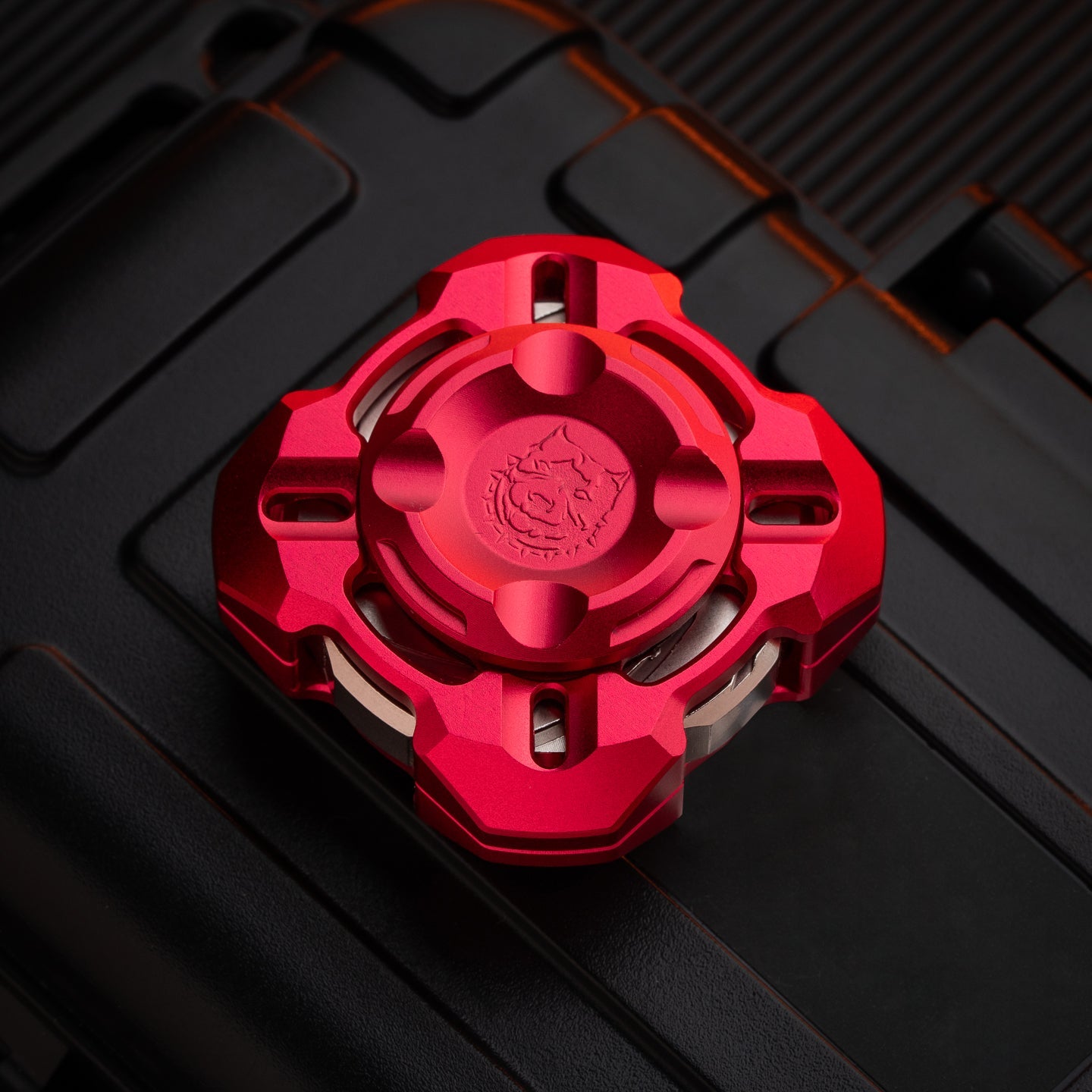 Nebula in Gyre:Mortise & Tenon M4 Four-Leaf EDC Mechanical Metal Stress Fidget Spinner