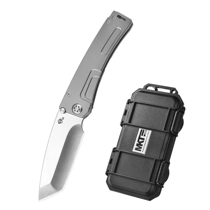 Iron Barber | Heavy-Duty D2 Steel Razor-Style Tactical Knife | Industrial EDC
