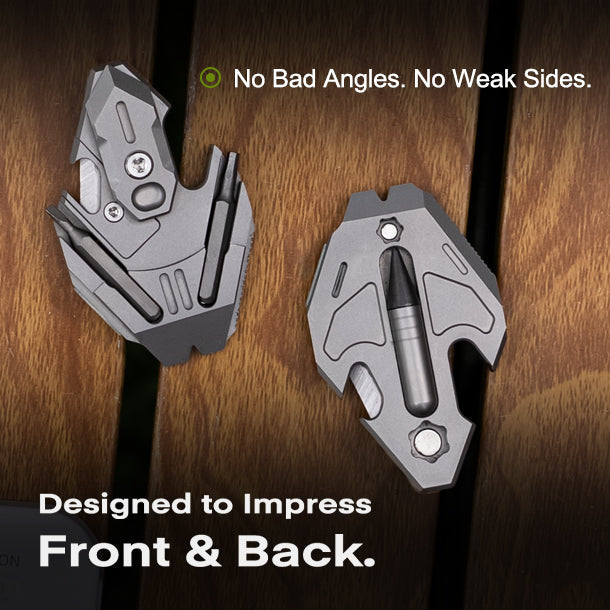 The Flounder 3.0 - Titanium EDC All-in-One Pendant