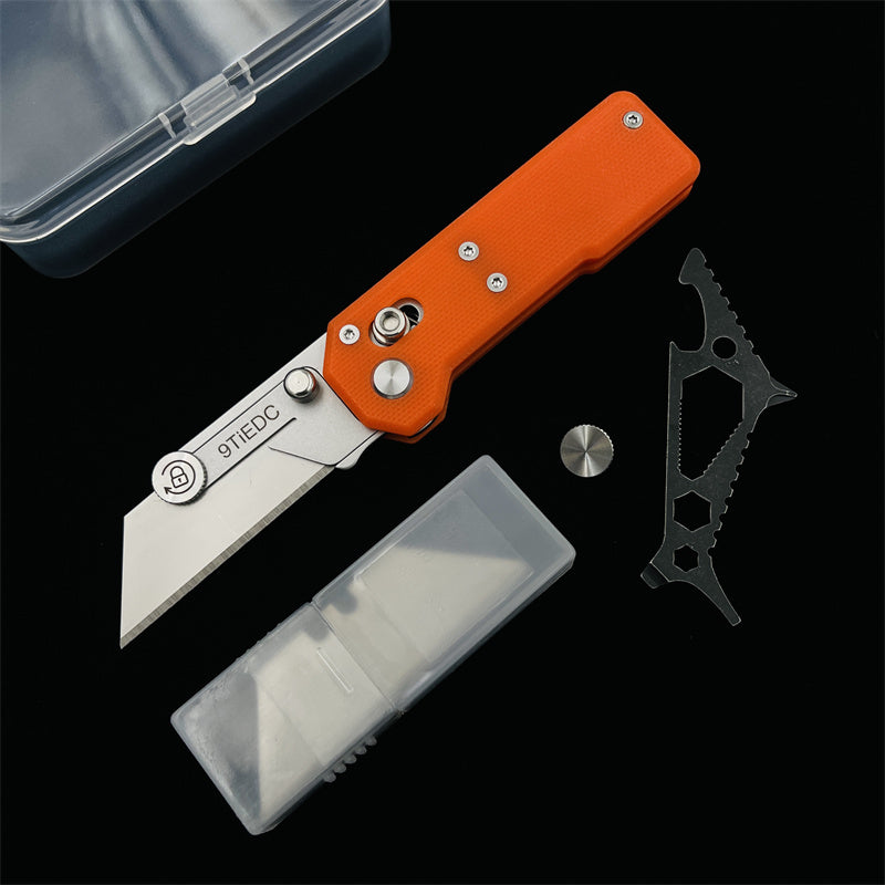 The ViperSlide: Heavy-Duty Multifunctional Folding Utility Knife