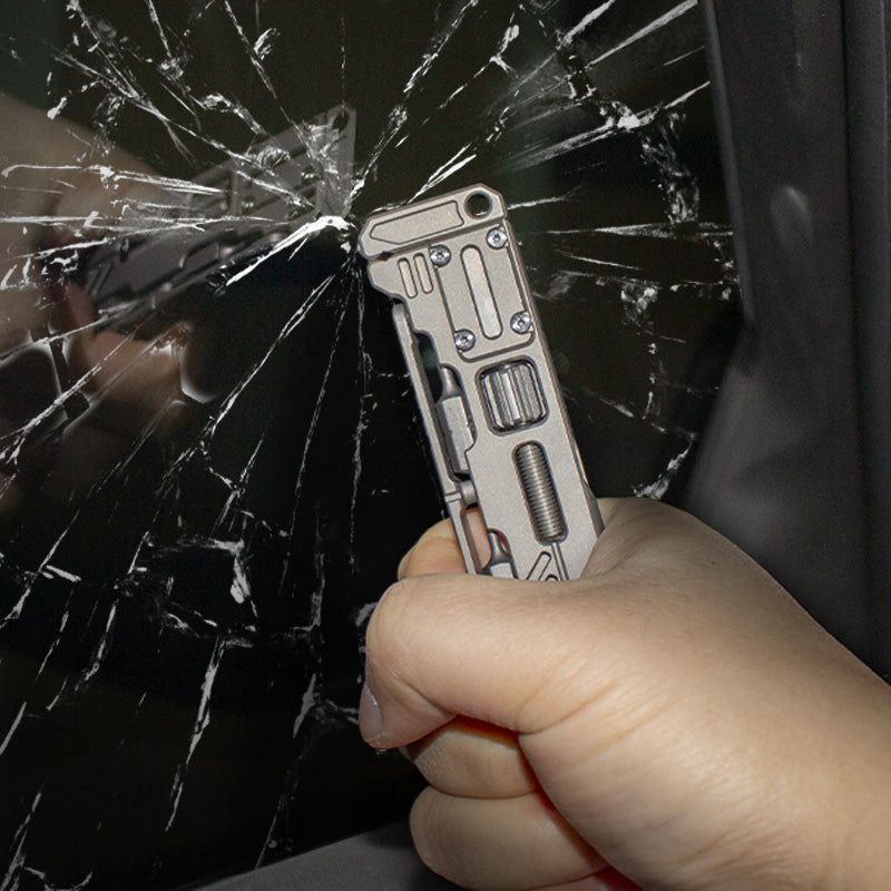 The PryMax 2.0: All-In-1 Titanium Multi-function Pry Bar