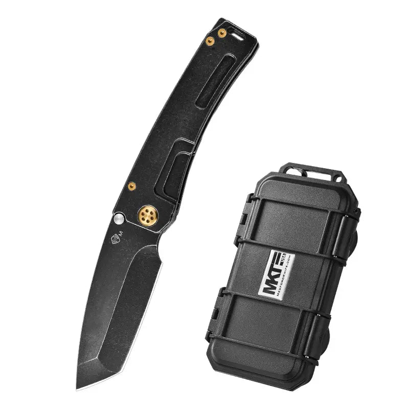 Iron Barber | Heavy-Duty D2 Steel Razor-Style Tactical Knife | Industrial EDC