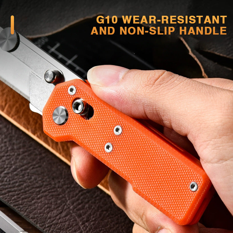 The ViperSlide: Heavy-Duty Multifunctional Folding Utility Knife