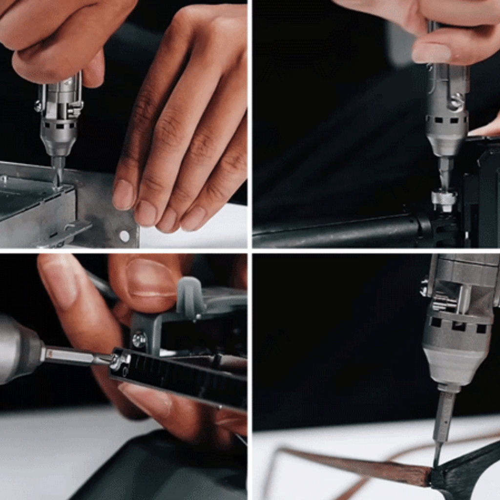 The GripNGo Driver | Titanium EDC Pocket Ratchet Screwdriver