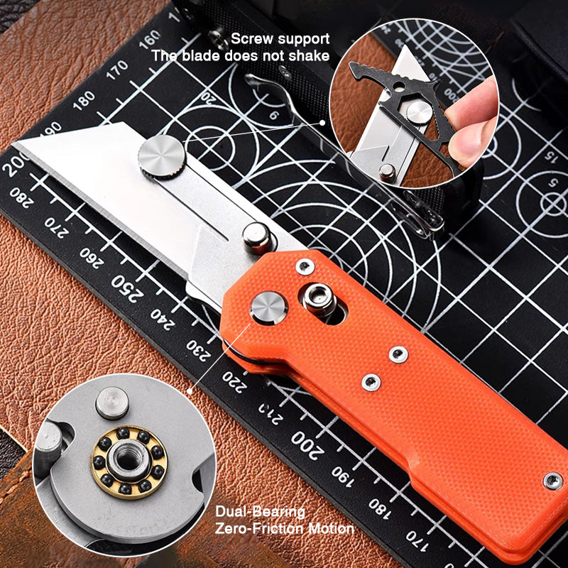 The ViperSlide: Heavy-Duty Multifunctional Folding Utility Knife