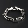FloraLink Chains - Unisex Modern Titan Link Bracelet