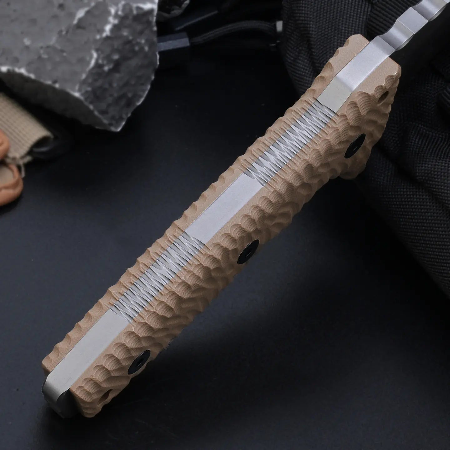 Juggernaut: Z-WEAR Steel 8mm Overbuilt Fixed Blade | Tactical Pry-Knife with Hybrid Kydex Sheath