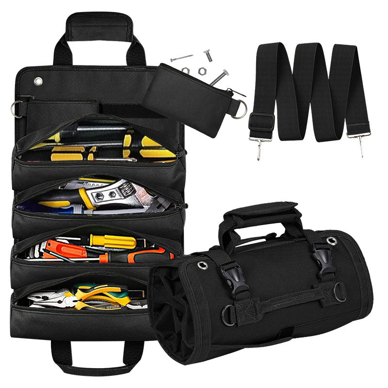 Multi-Functional Roll-Up Tool Organizer – Versatile Storage Bag for Tools & Hardware