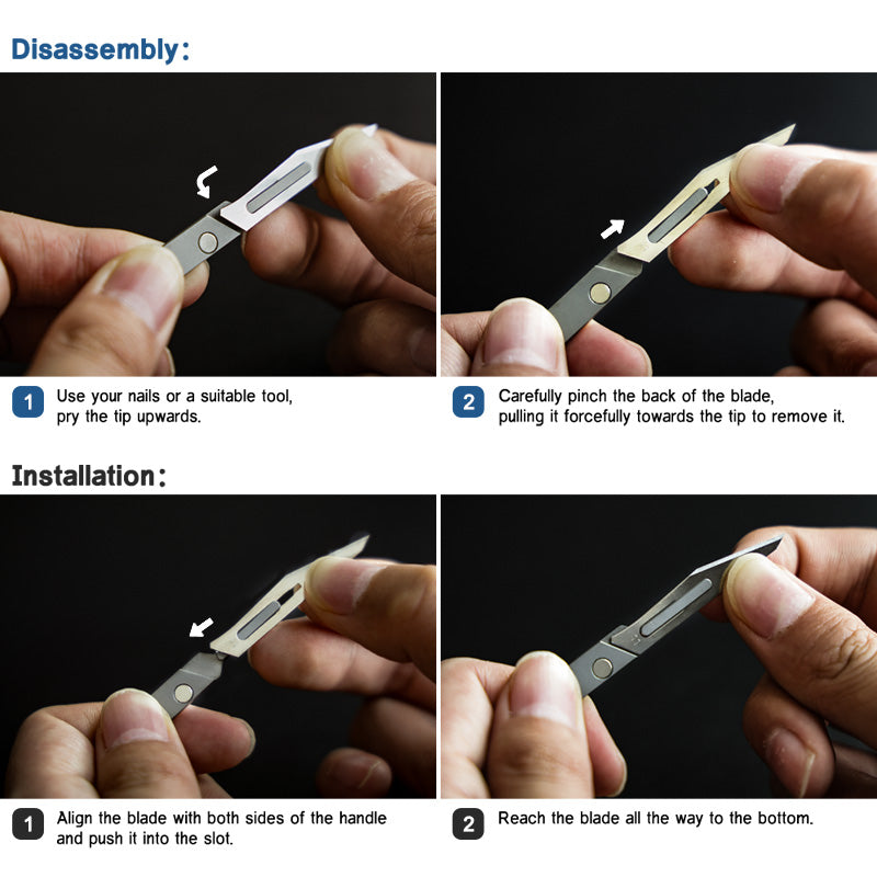 The Prule: Titanium Multifunctional EDC Foldable Ruler