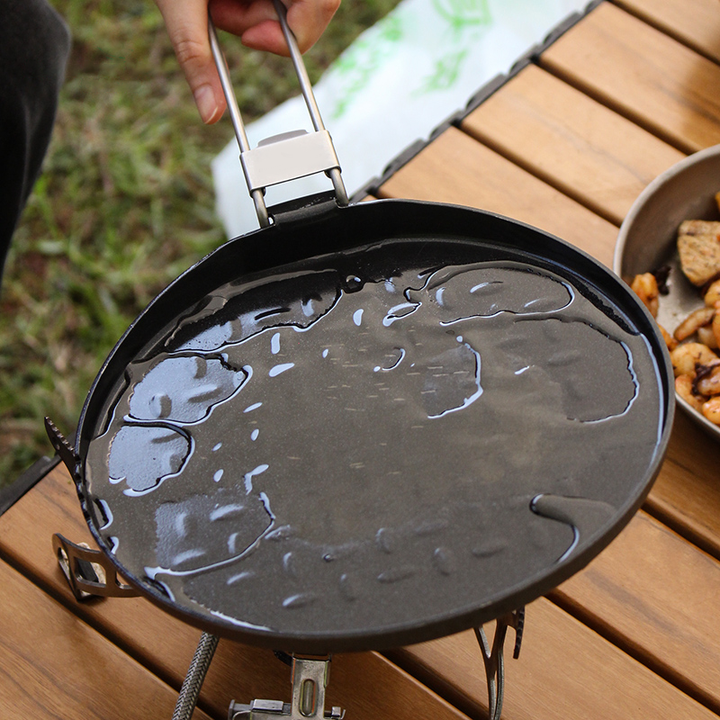 AeroTitan - Lightweight Foldable Titanium Skillet
