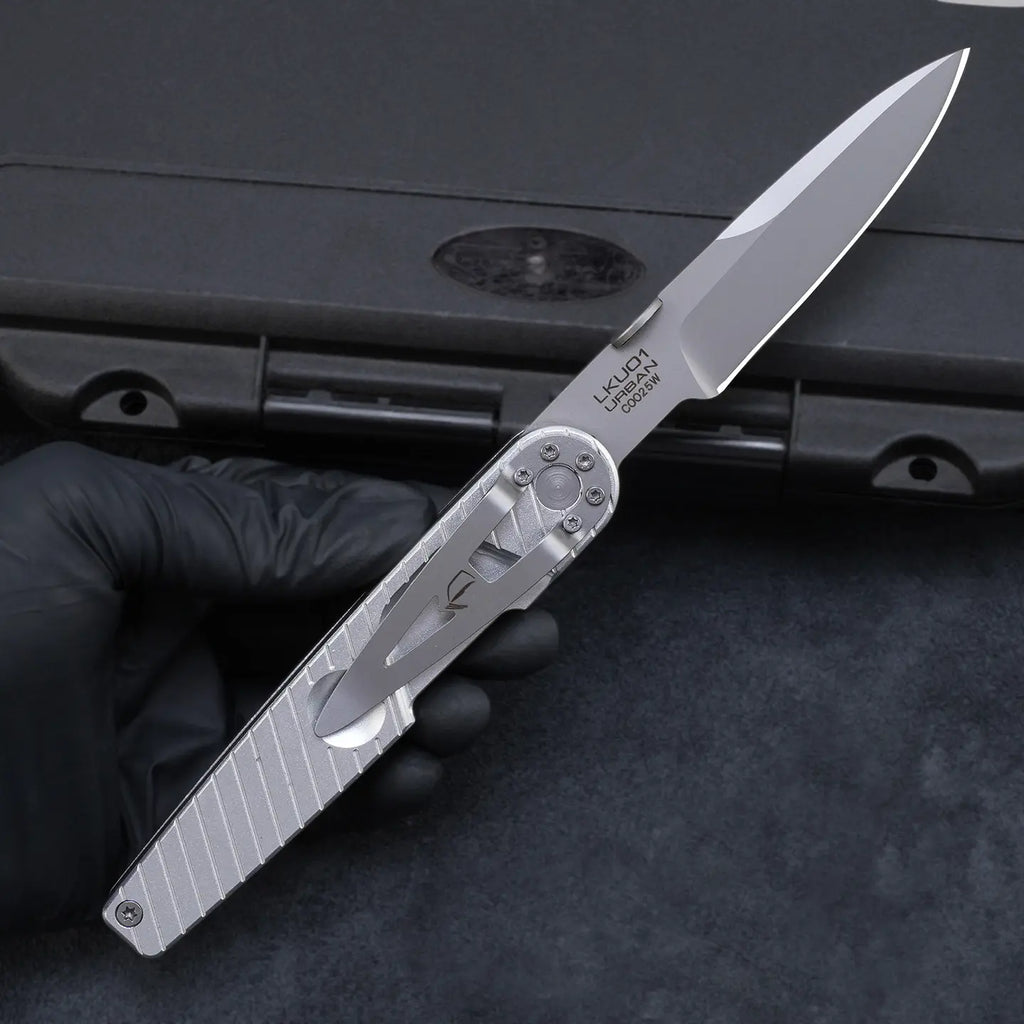 Suit Thug Folding Knife - N690 Steel | Aluminum Handle