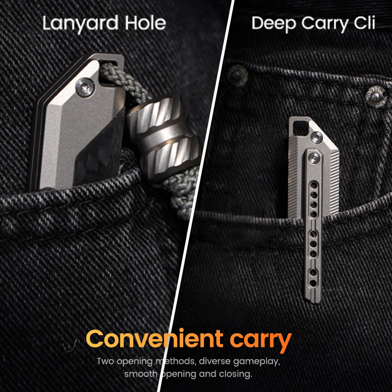 BladeXpert: Titanium EDC Scalpel Folding Knife