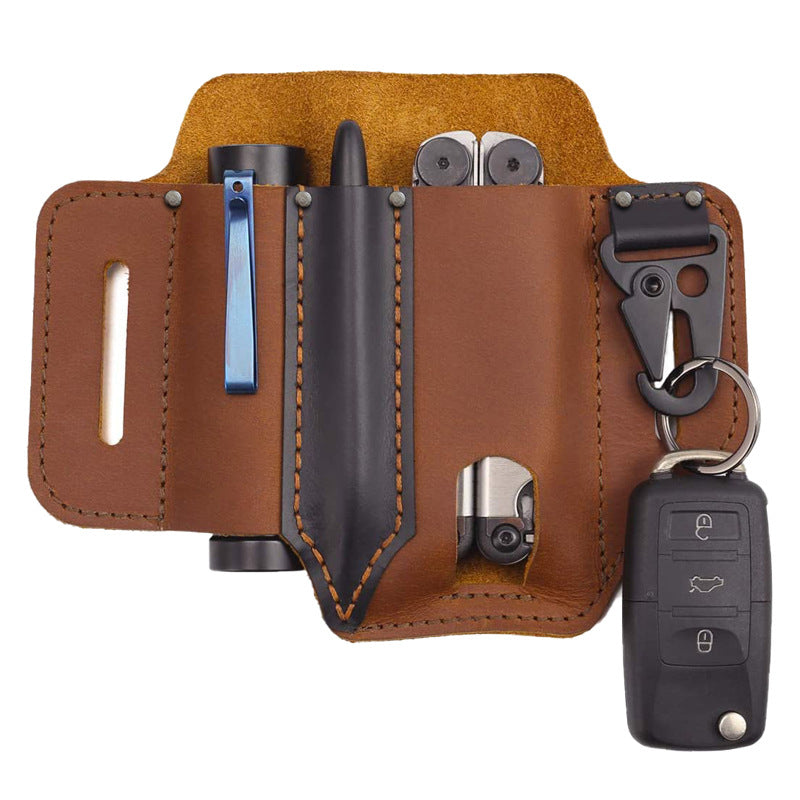 ADD ONS:  Leather Belt Loop Waist Multitool Sheath EDC Pocket Organizer Pouch