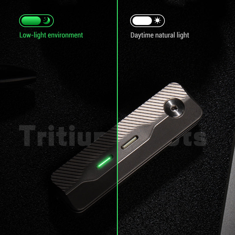 TiNova: Magnetic Titanium Mini EDC Knife & Fidget Tool