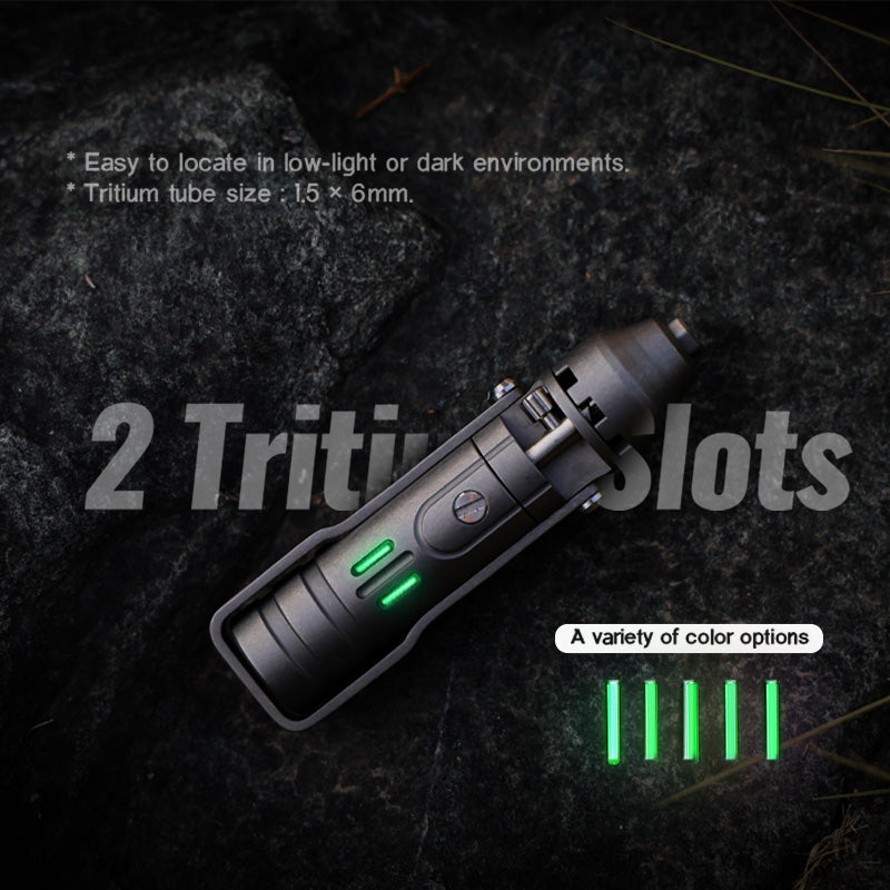 The GripNGo Driver | Titanium EDC Pocket Ratchet Screwdriver