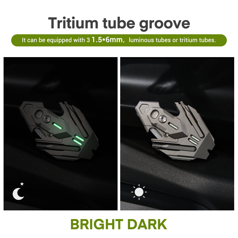 The Flounder 3.0 - Titanium EDC All-in-One Pendant