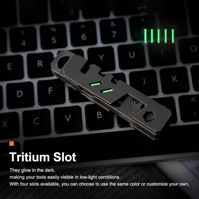 The TriPro Stand: 15-in-1 Titanium EDC Tool and Phone Stand
