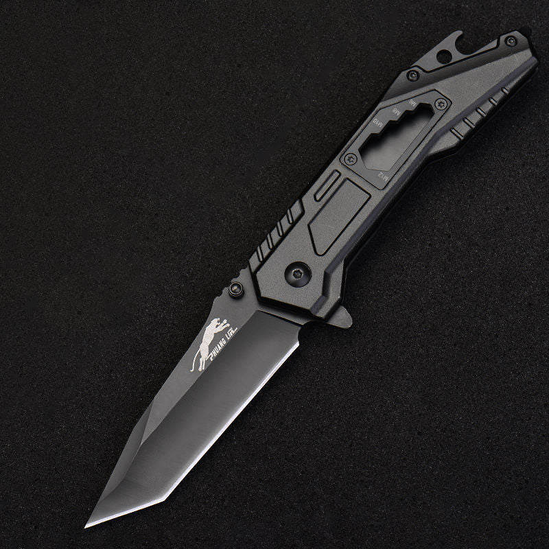 Leopard's Edge:  Stainless Steel Multipurpose Pocket Knife