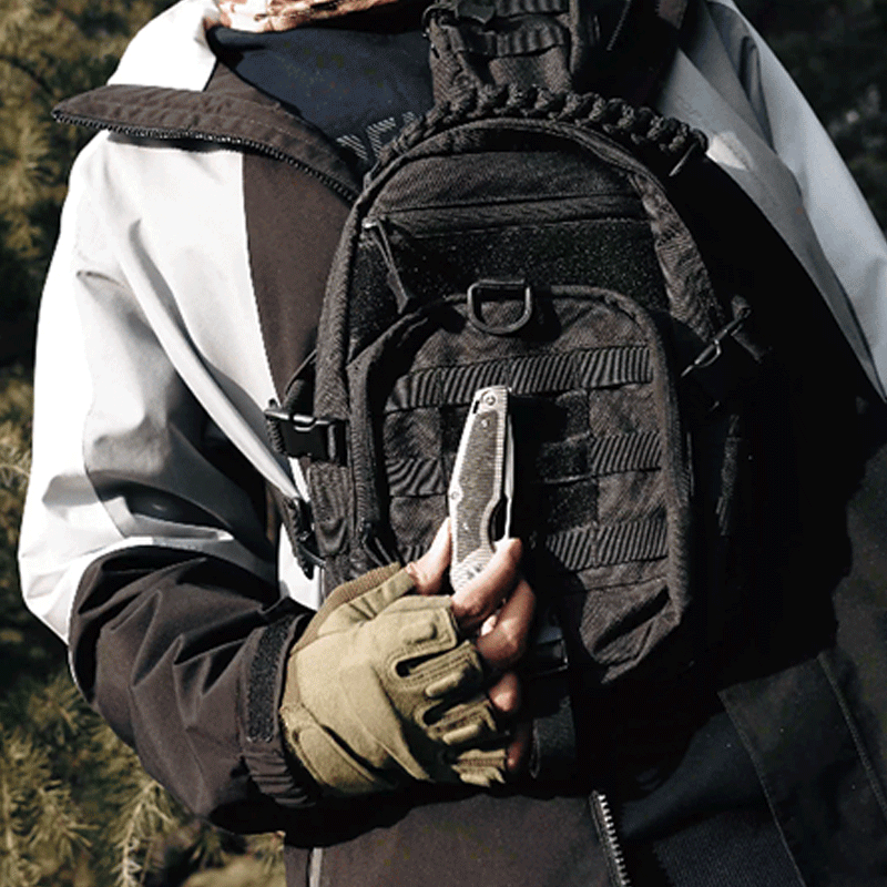 The Shadow Blade: Titanium Handle with M390 Blade EDC Knife