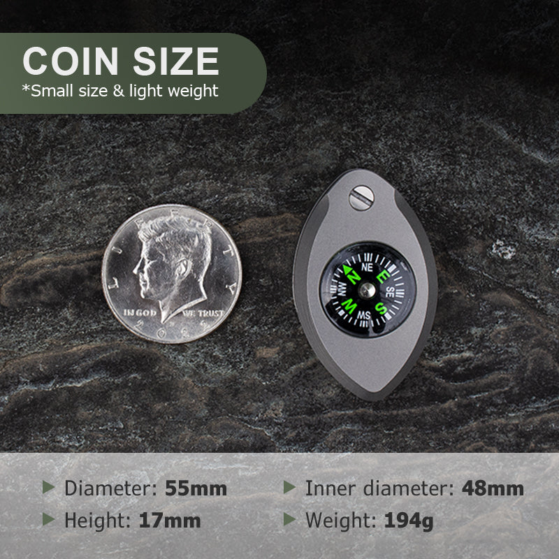 The Polar Pupil: Multi-Tool with Compass and Folding Loupe