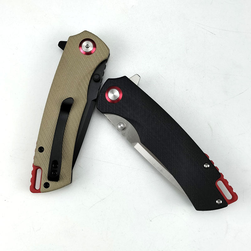 The Lizard Skin: Titanium-Tough G10 Handle Pocket Folding Knife