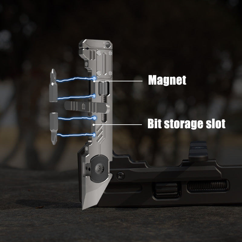 The PryMax 2.0: All-In-1 Titanium Multi-function Pry Bar