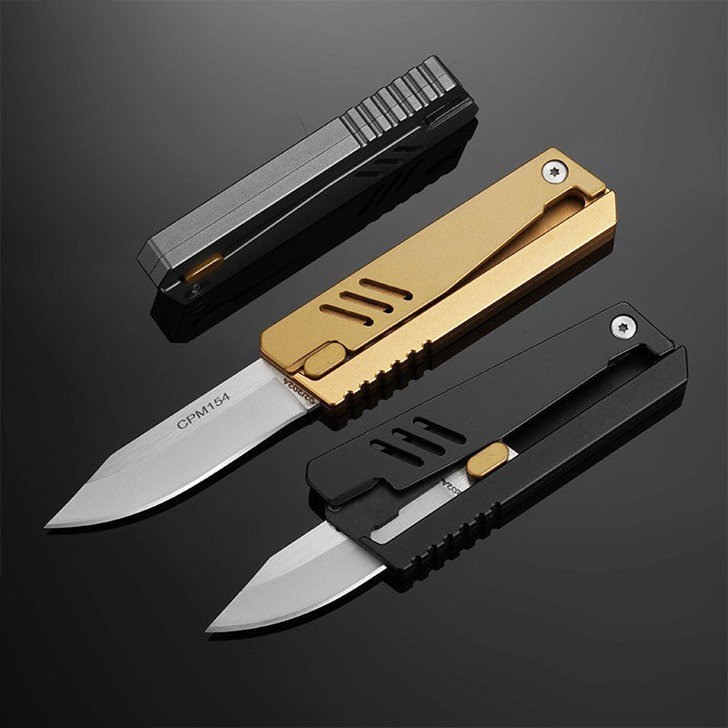 Lightning-Fast Gravity Knife – Al Alloy EDC Blade with One-Hand Opening