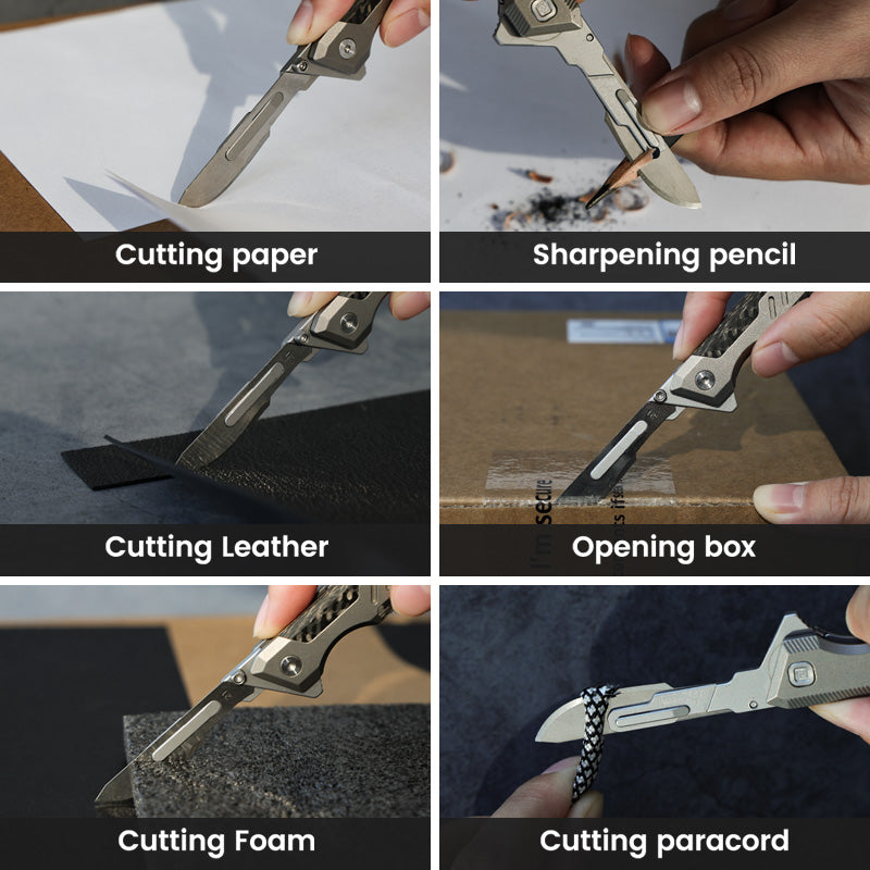 BladeXpert: Titanium EDC Scalpel Folding Knife