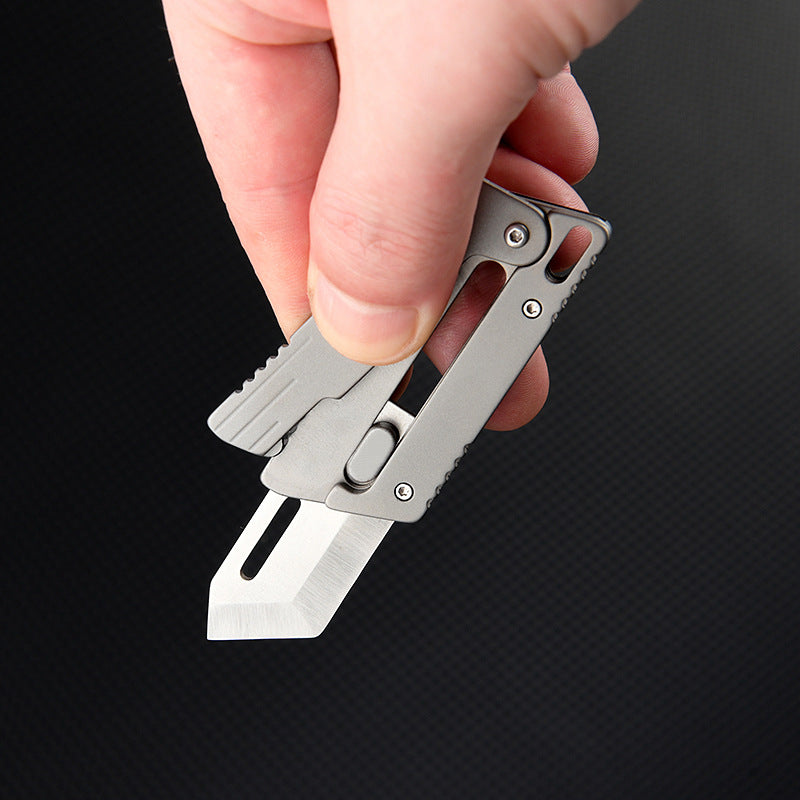 Flick Ninja – Titanium Gravity Fidget Knife | Mini EDC Blade with Unique Opening