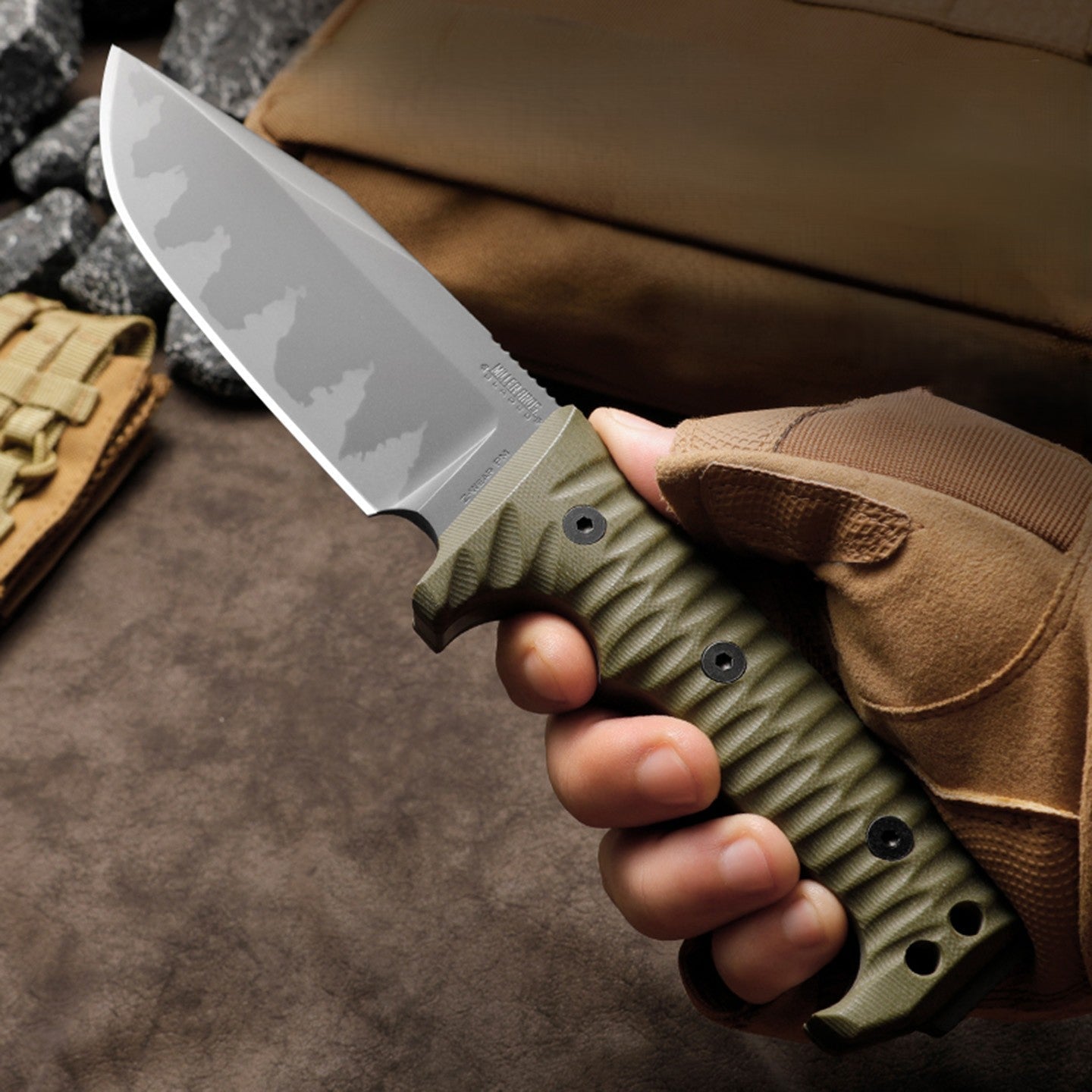 IronClad DC53 Tactical Fixed Blade Knife | 7mm Full-Tang Survival Knife