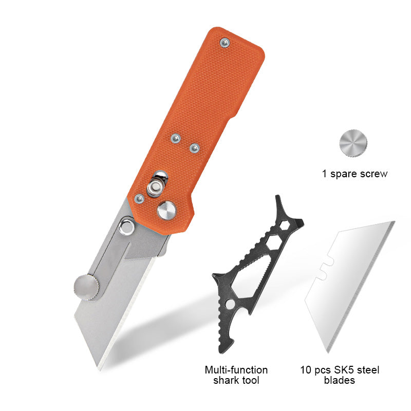 The ViperSlide: Heavy-Duty Multifunctional Folding Utility Knife