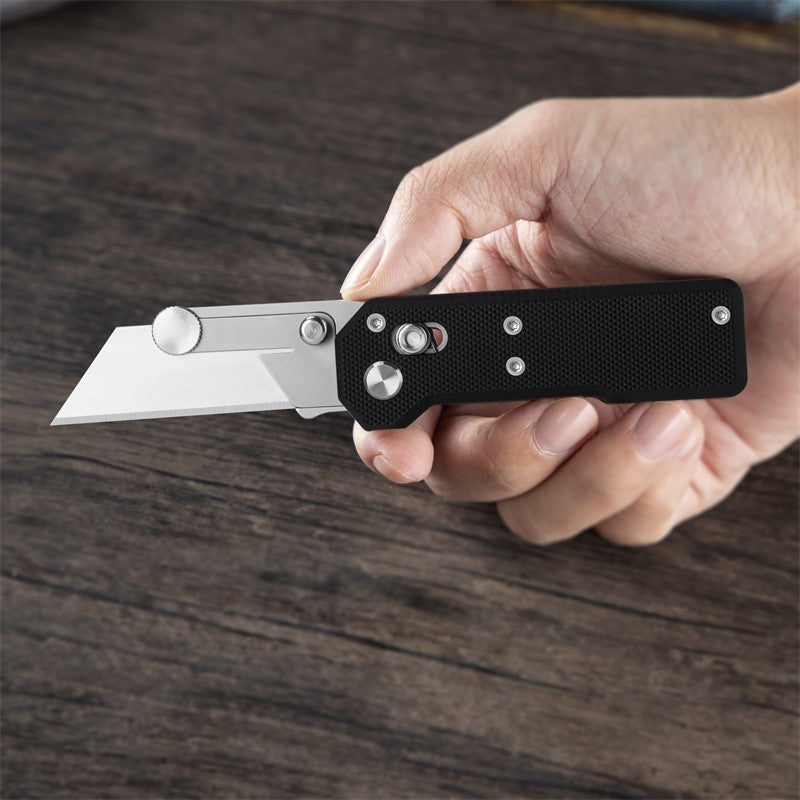 The ViperSlide: Heavy-Duty Multifunctional Folding Utility Knife