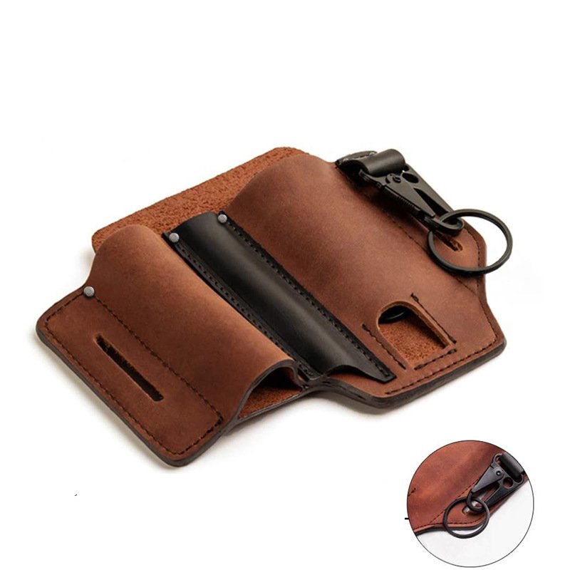ADD ONS:  Leather Belt Loop Waist Multitool Sheath EDC Pocket Organizer Pouch