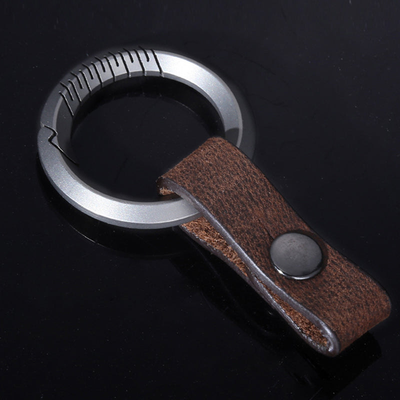 KeyRazor: Titanium Carabiner Keychain Clip